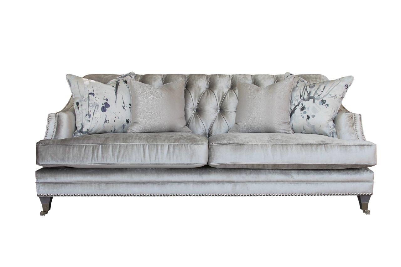 HS-282 Silver Velvet Fabric